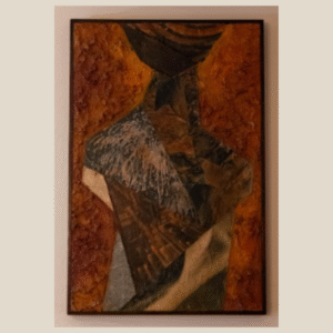 TECNICA MISTA COLAGEM E PINTURA A ÓLEO