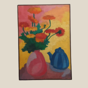 Giz de Cera / Lápis Emoldurado em sanduiche de vidro anti-reflexo