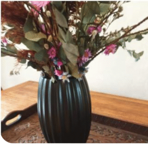 Vaso Porcelana Preto